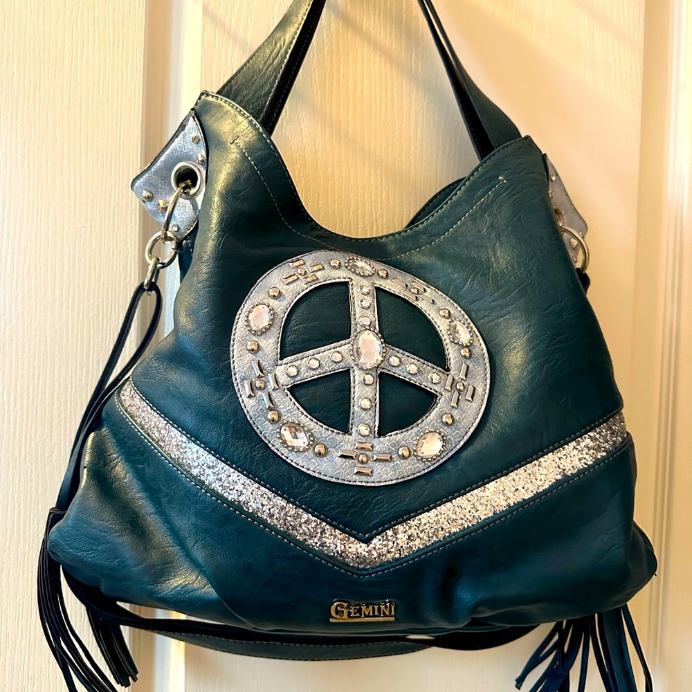 New GEMINI leather tote